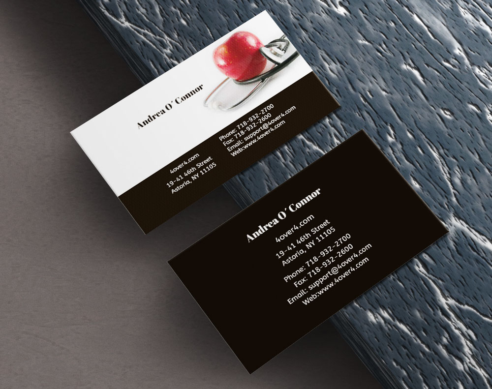 Black business cards - Design Template