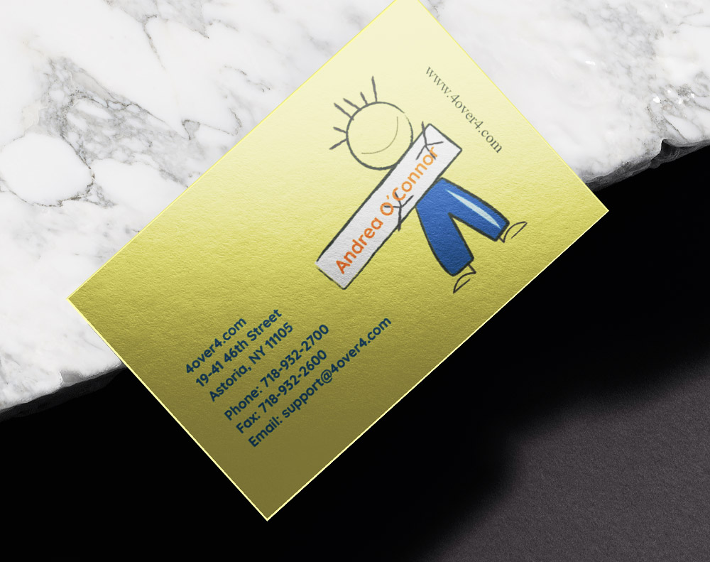 Cotton business cards - Design Template