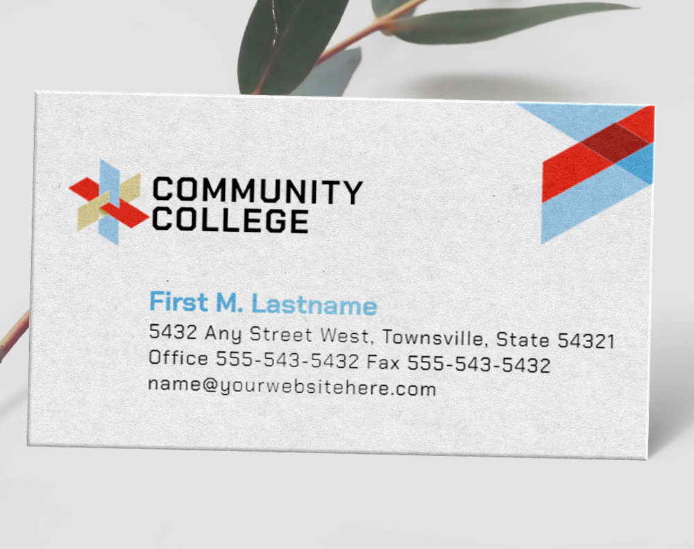 Cotton business cards - Design Template