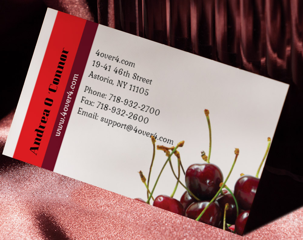 Cotton business cards - Design Template