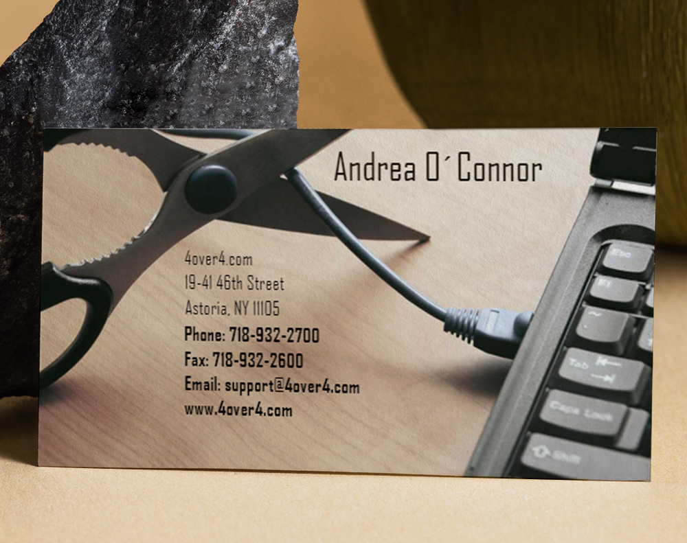 Cotton business cards - Design Template