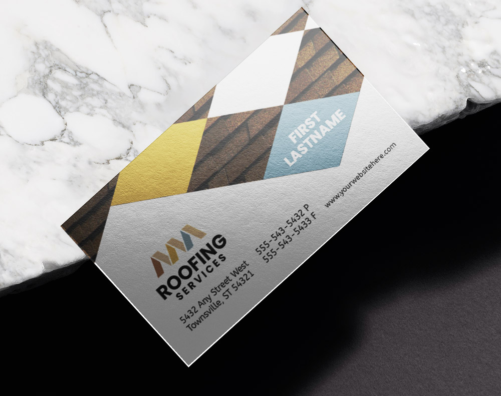Black business cards - Design Template