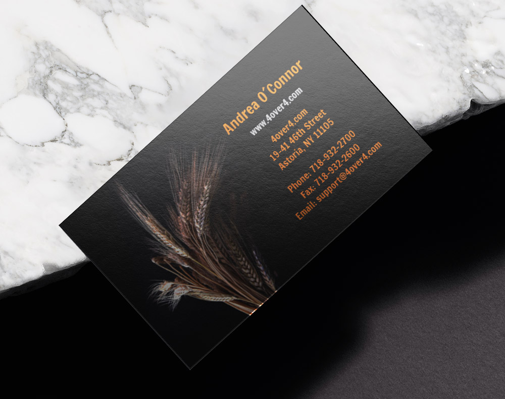 Black business cards - Design Template