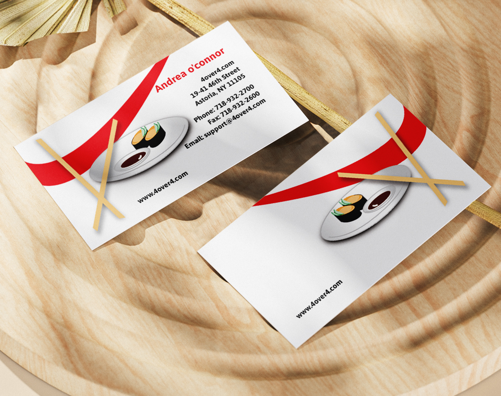 Cotton business cards - Design Template