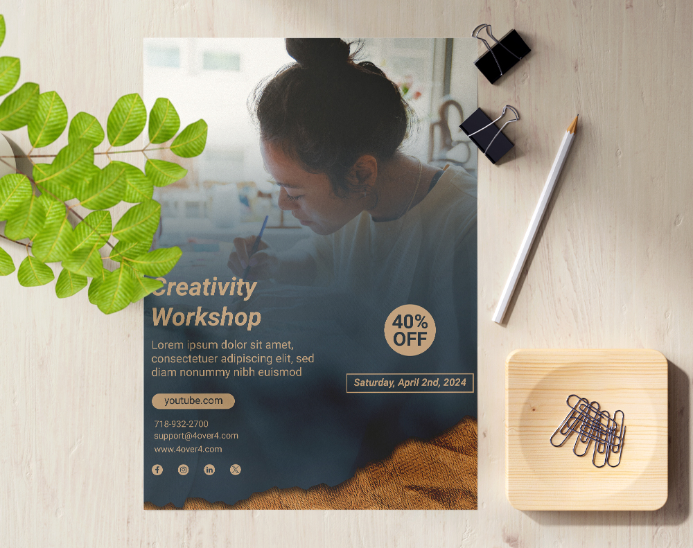 Creativity Workshop Flyer - Design Template