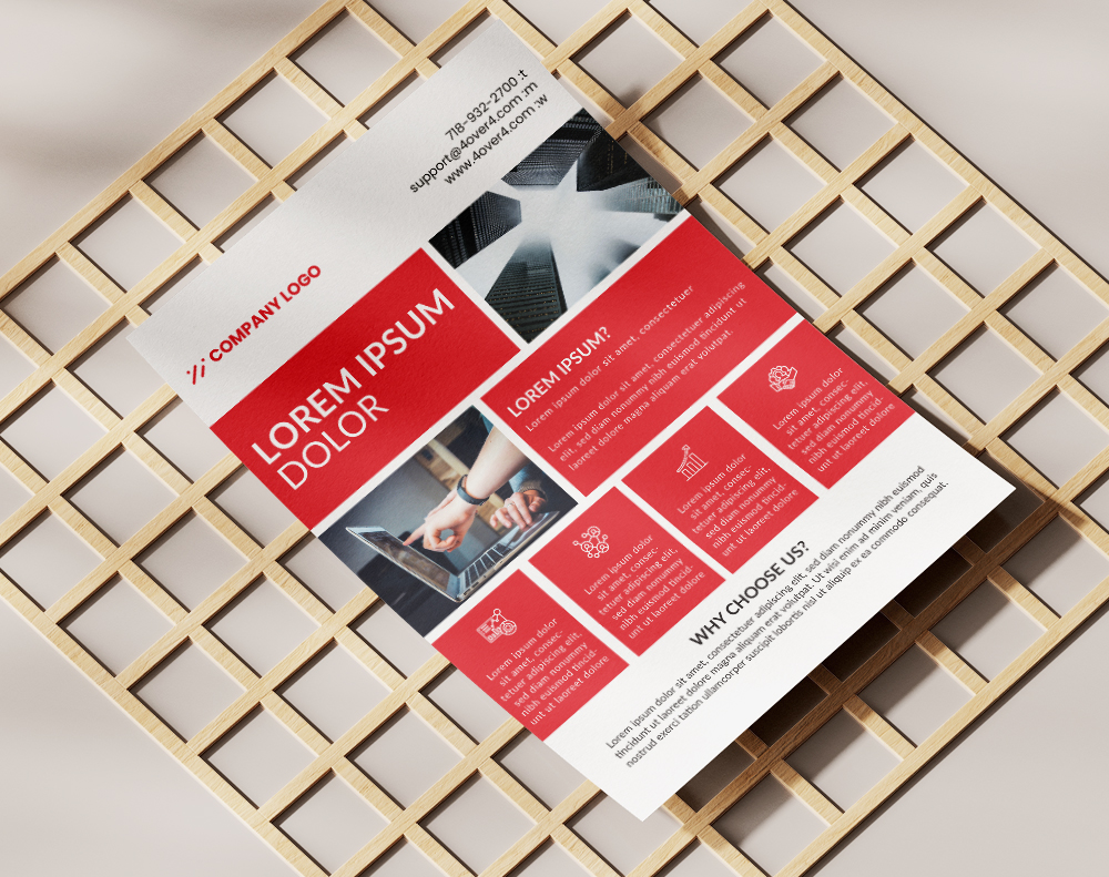 Corporations & Large Enterprises Flyer - Design Template