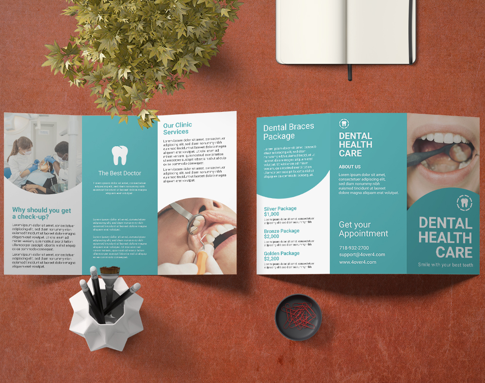 Dental Clinic Brochure - Design Template