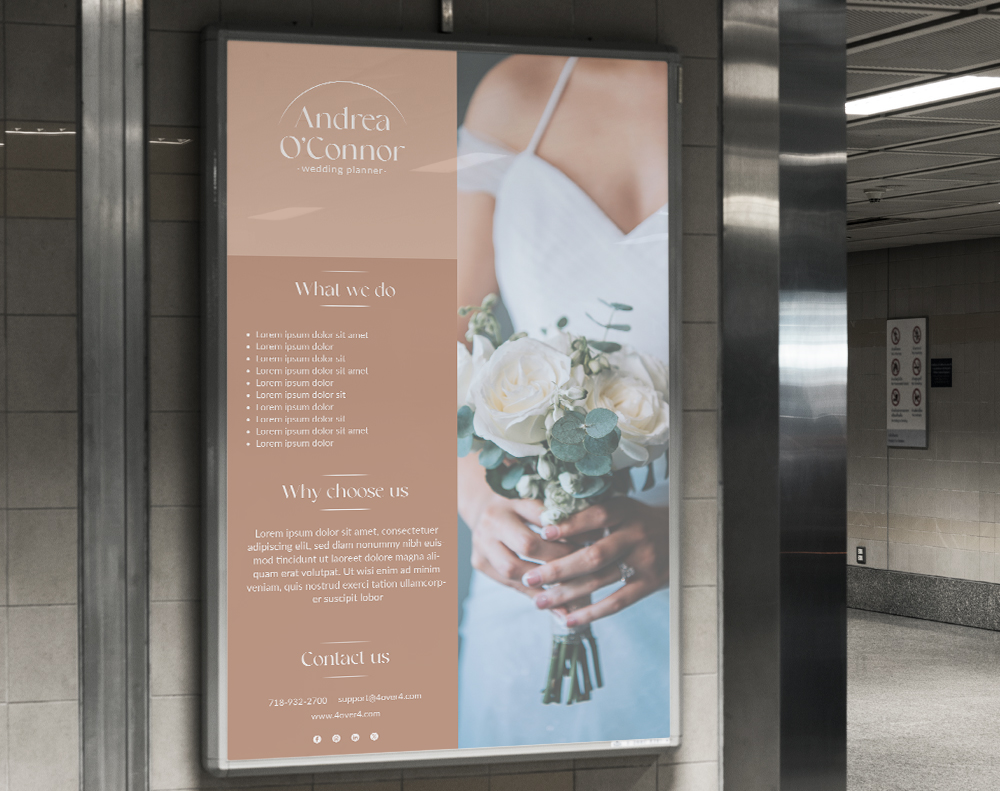 Wedding Organizer Banner - Design Template