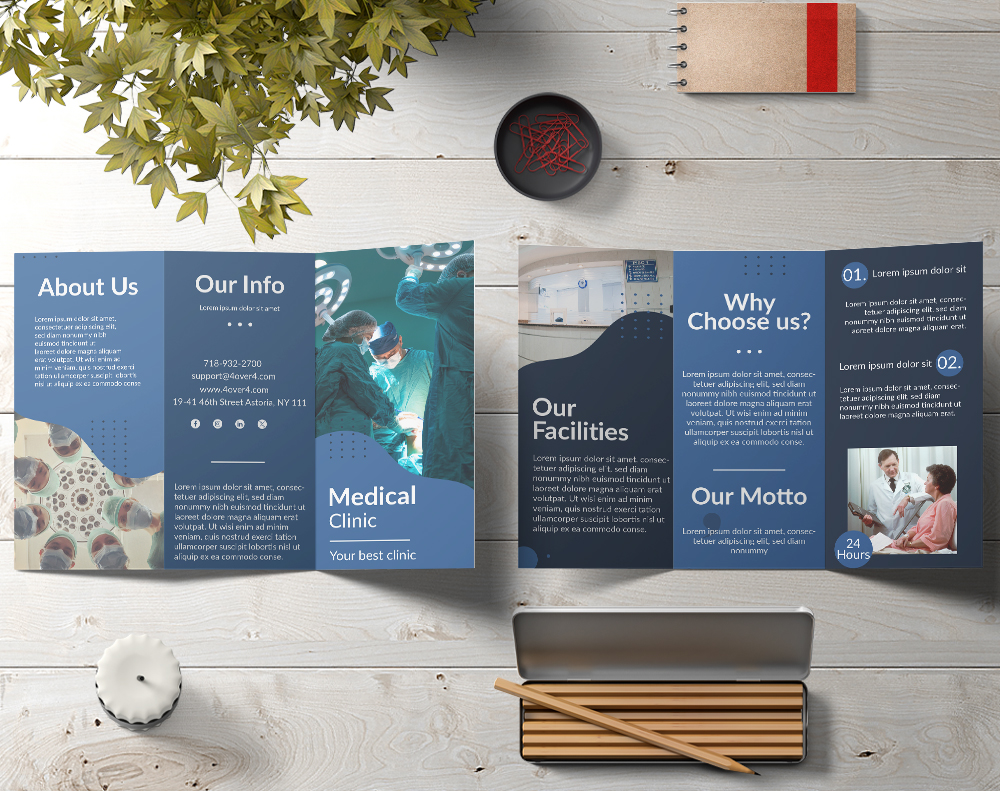 Medical Clinic Brochure - Design Template