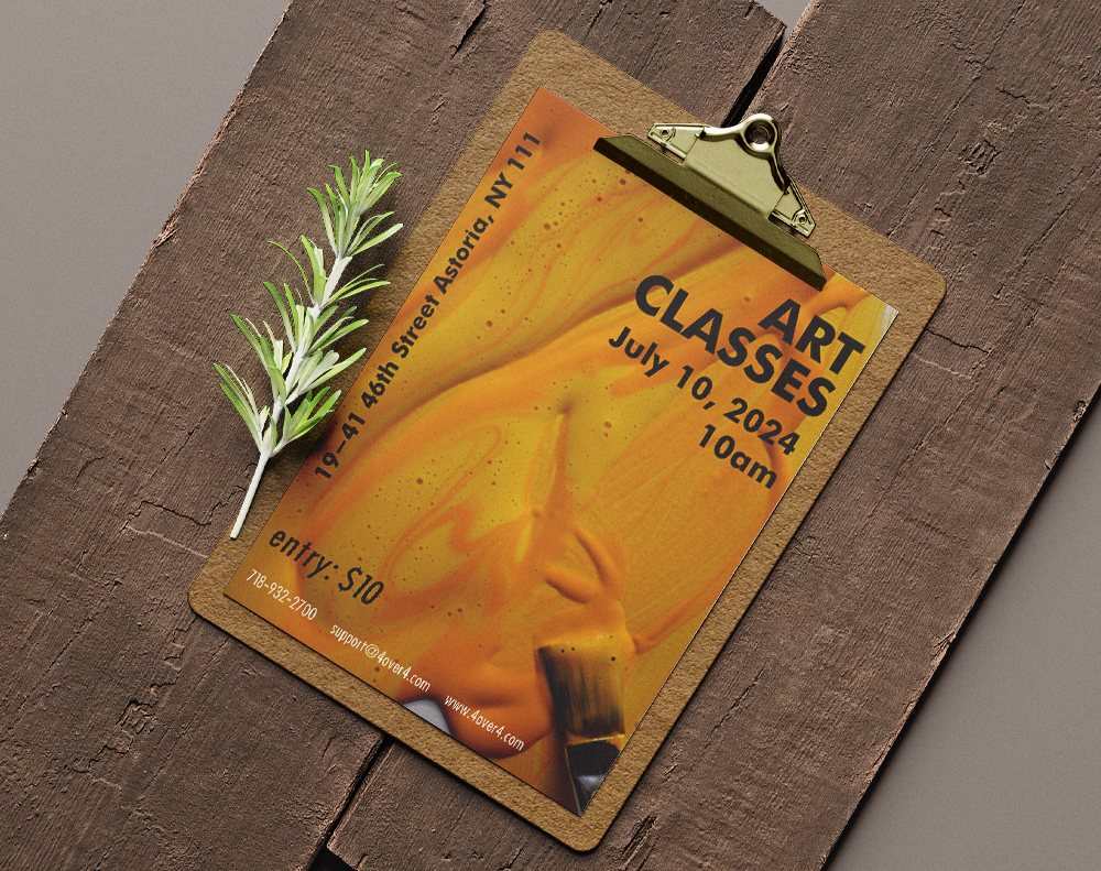 Art Classes Flyer - Design Template