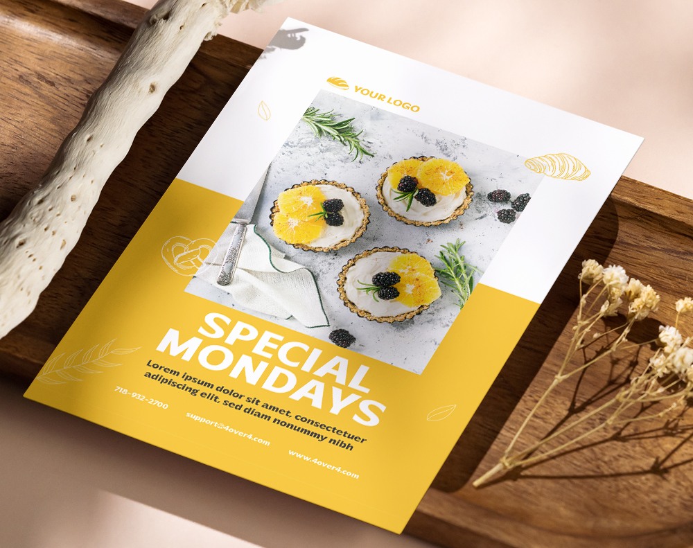 Pastry Cafe Flyer