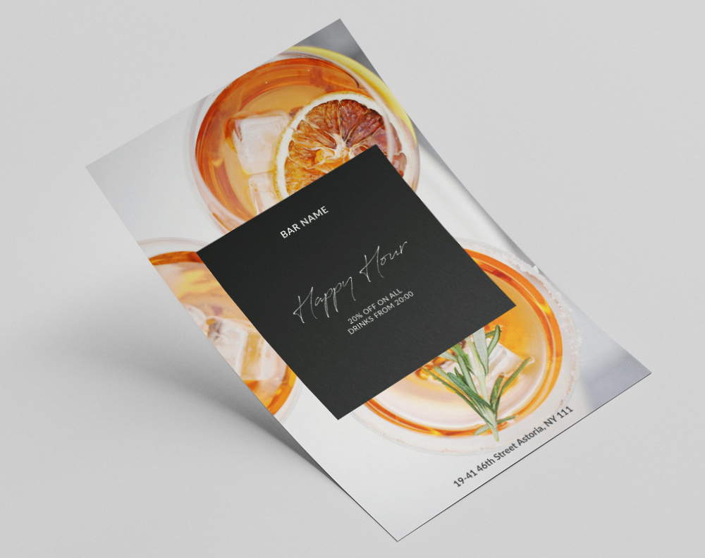 Happy Hour Flyer