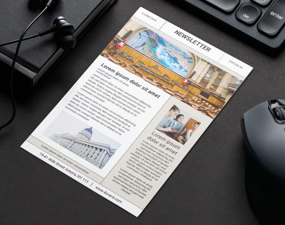 Government Newsletter - Design Template