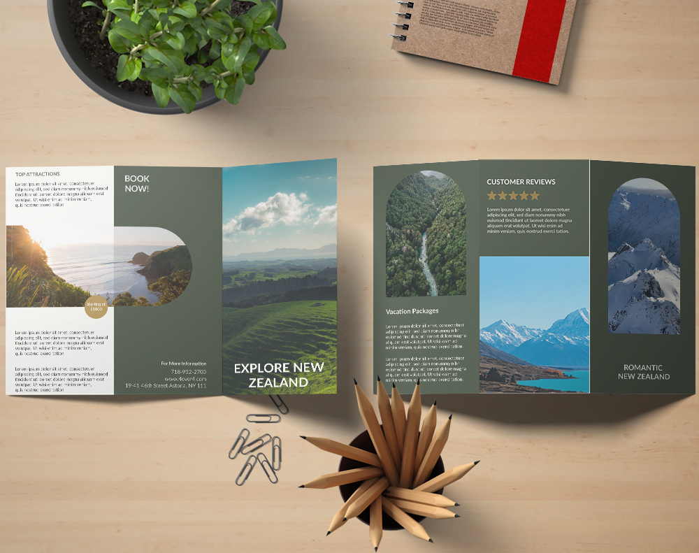 Explore New Zealand Brochure - Design Template