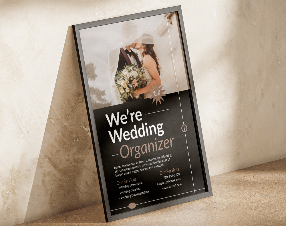 Wedding Organizer Poster - Design Template