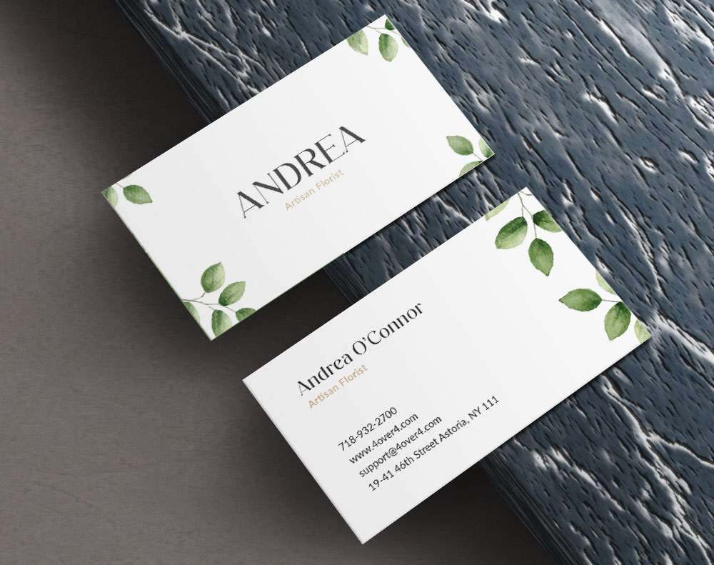 Florist Artisan Business Card