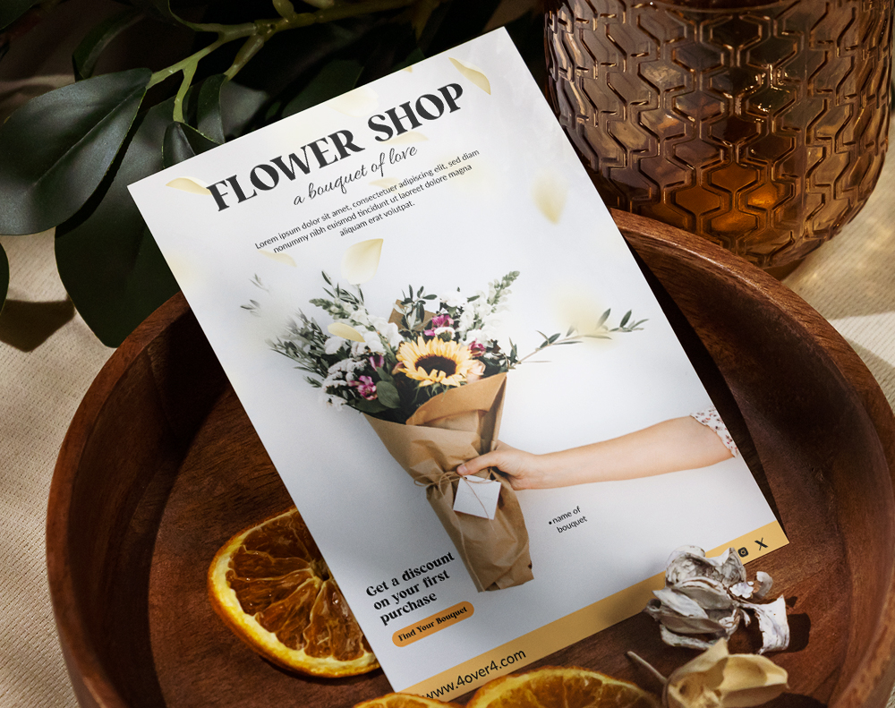 Flower Shop Flyer - Design Template
