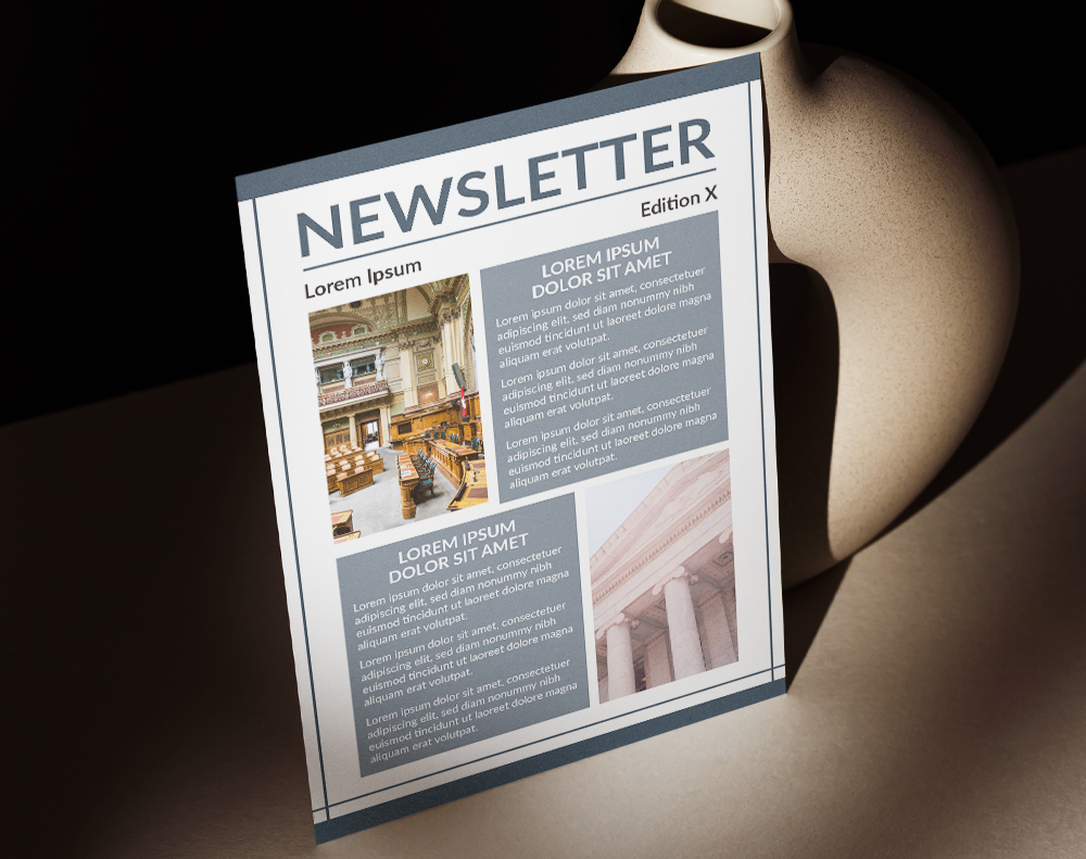 Government Newsletter - Design Template