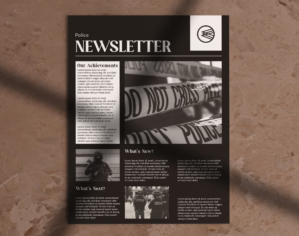 Police Newsletter - Design Template