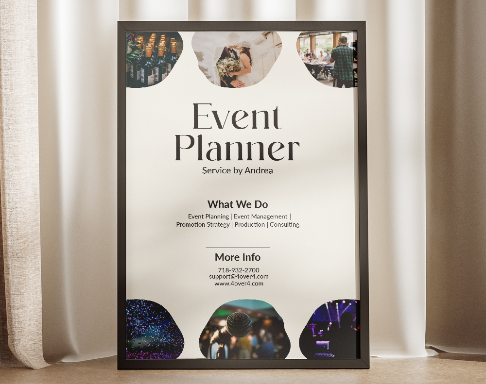 Event Organizer Poster - Design Template