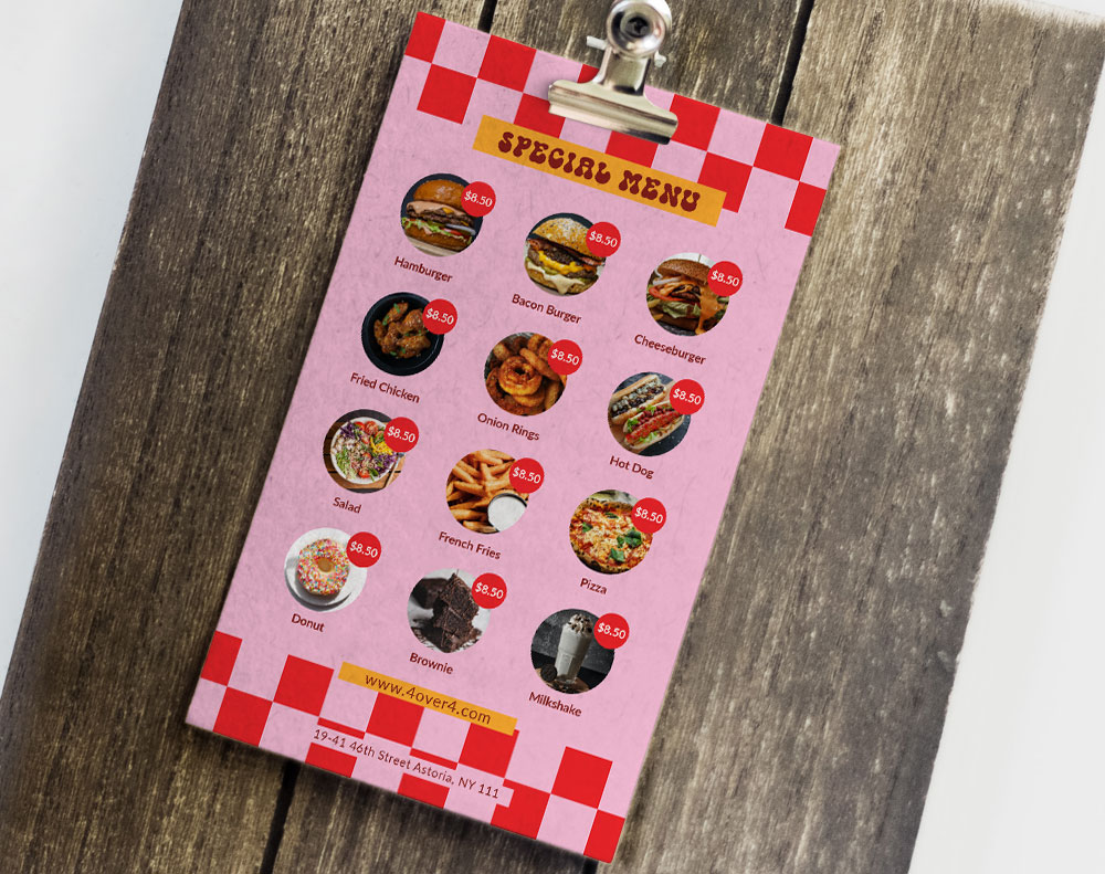 Special Menu - Design Template