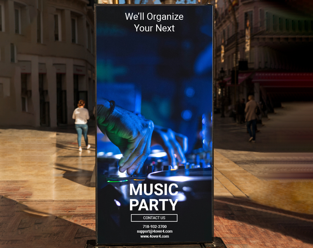 Music Event Organizer Banner