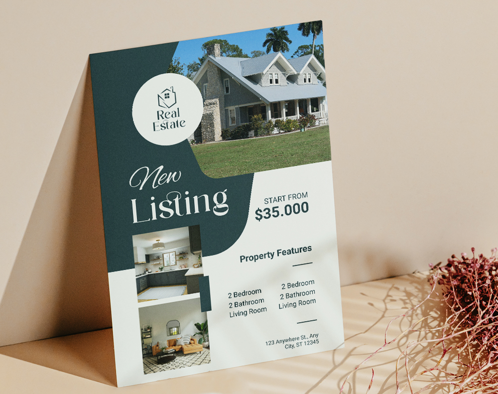 Real Estate Flyer - Design Template