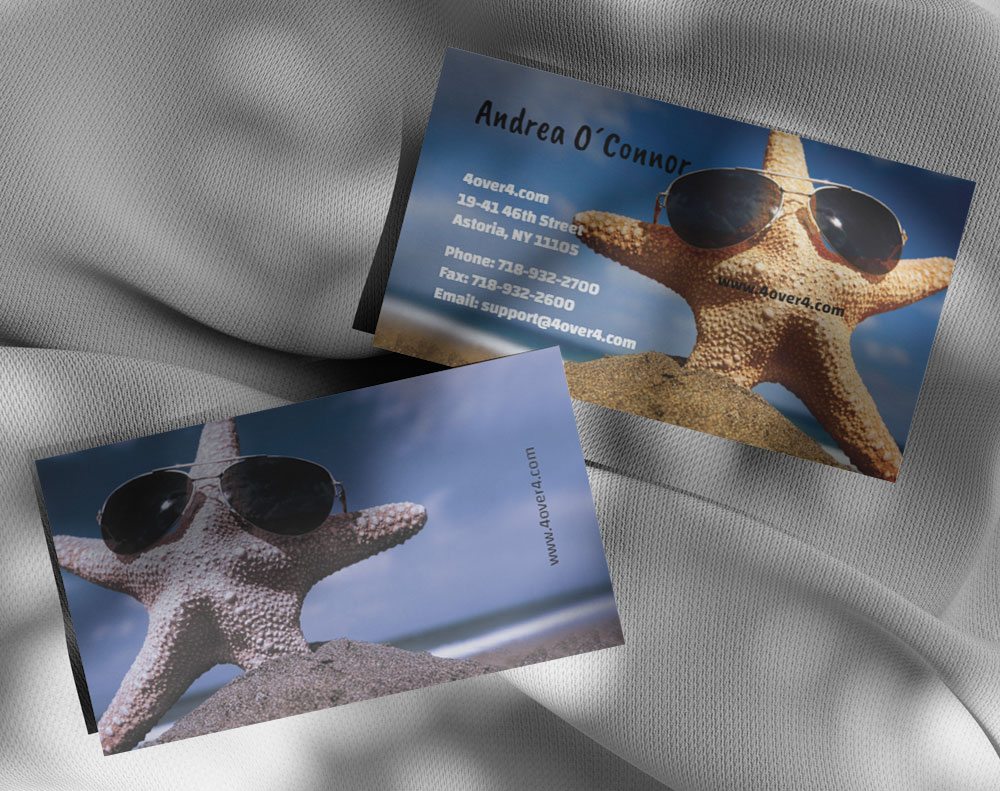 Cotton business cards - Design Template