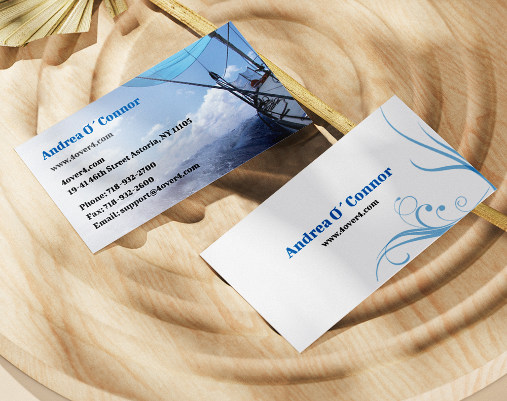 Cotton business cards - Design Template