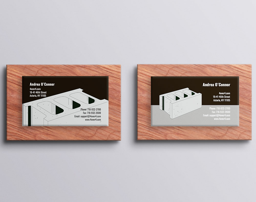 Cotton business cards - Design Template