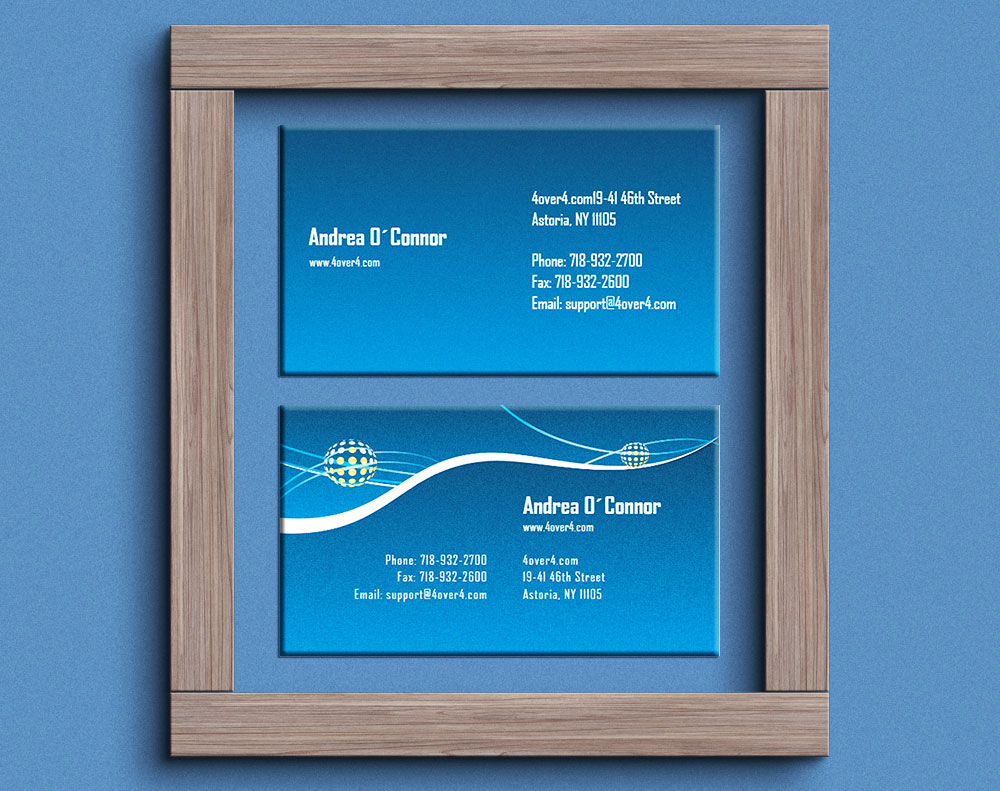 Cotton business cards - Design Template