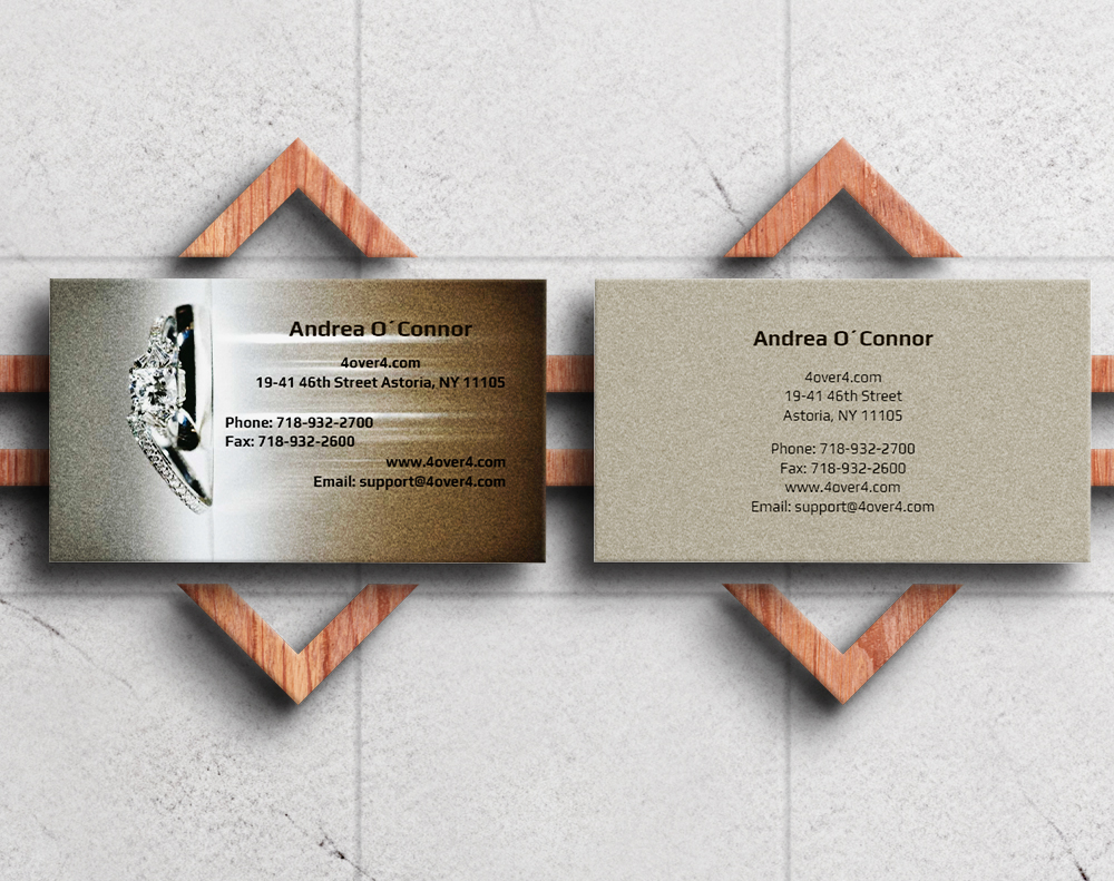 Cotton business cards - Design Template