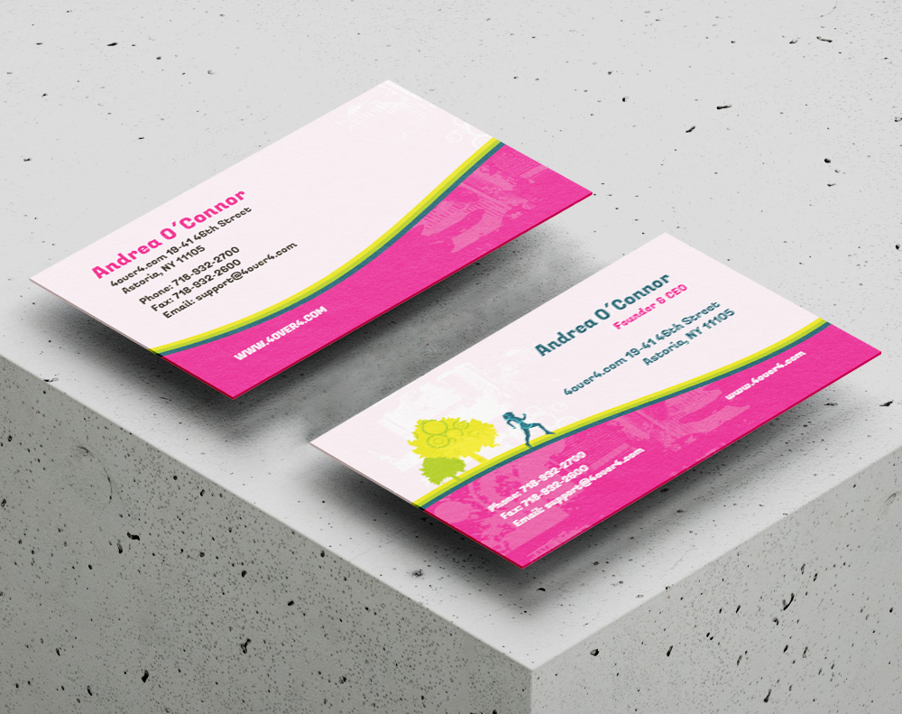 Cotton business cards - Design Template