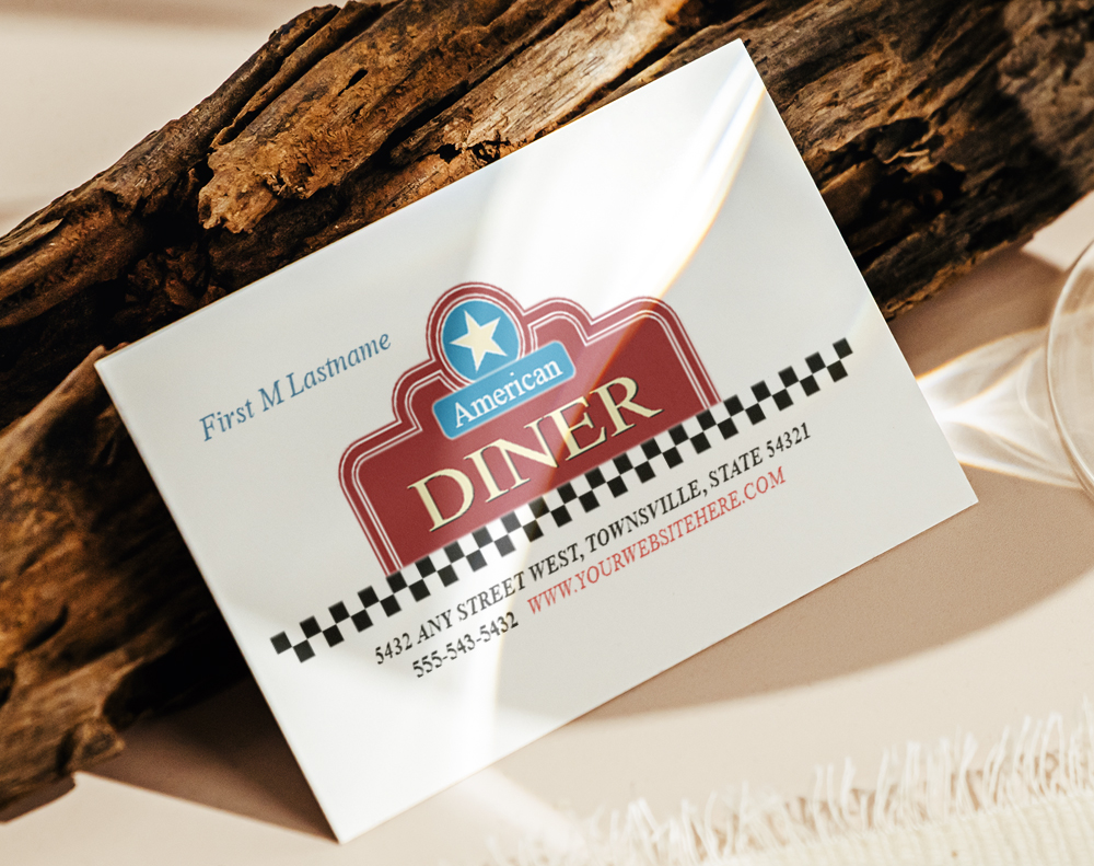 Diamond glitter business cards - Design Template