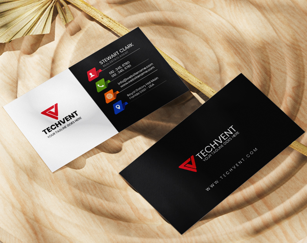 Cotton business cards - Design Template