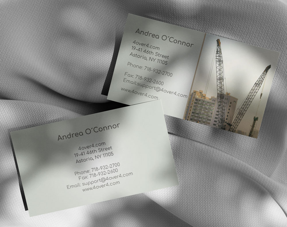 Cotton business cards - Design Template