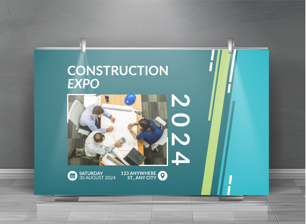 Construction Expo Pop up Display