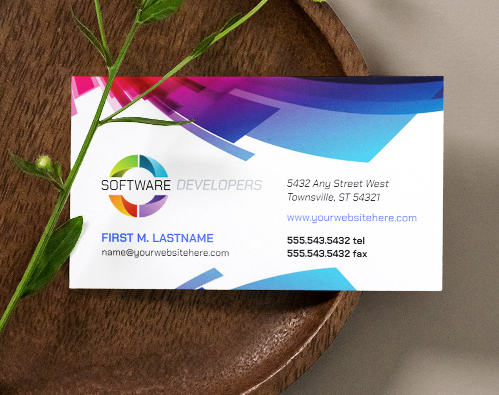 Diamond glitter business cards - Design Template