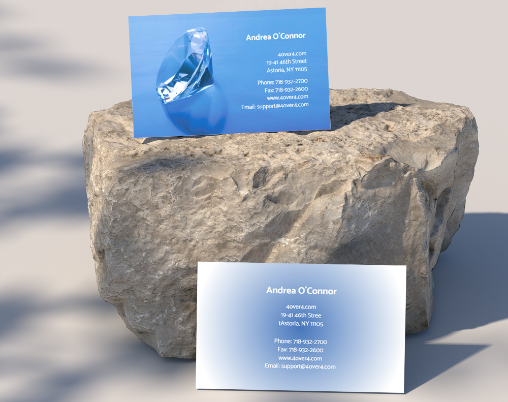 Diamond glitter business cards - Design Template