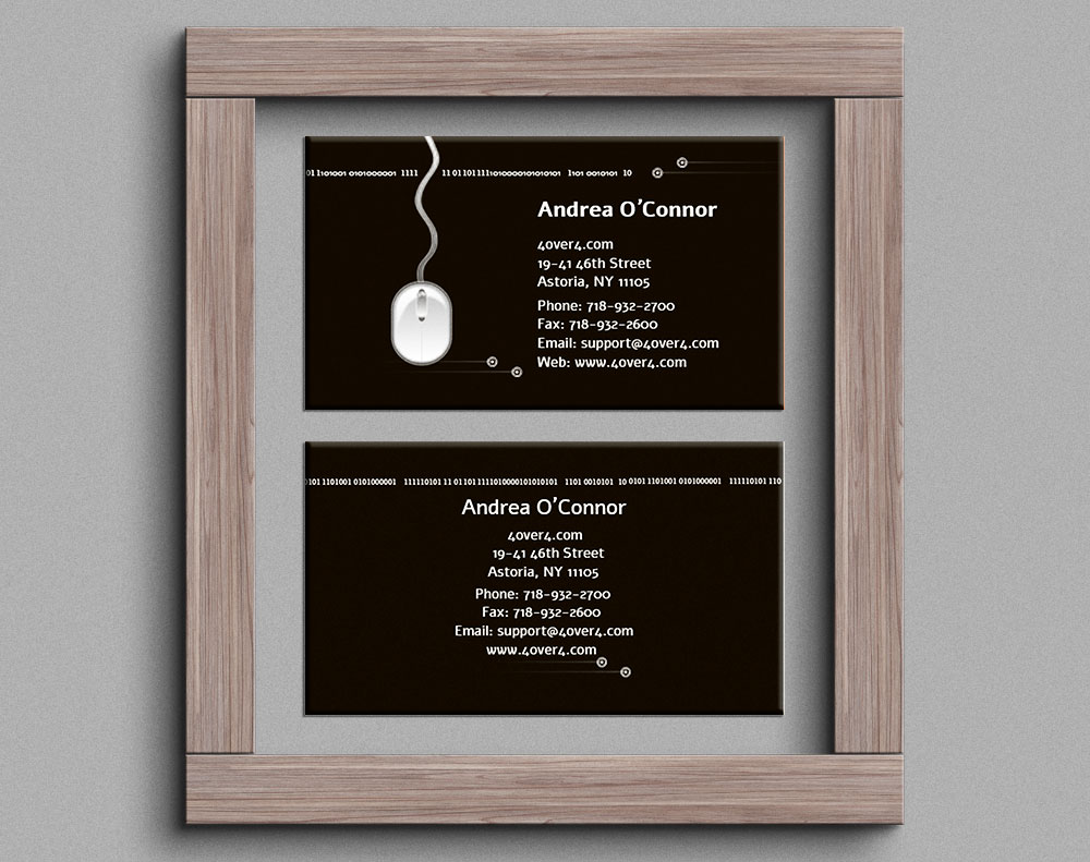 Diamond glitter business cards - Design Template