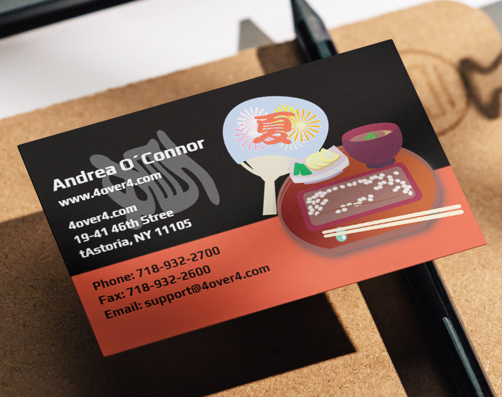 Edge gilded business cards - Design Template