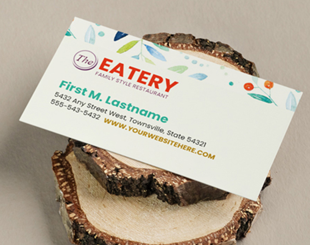 Edge gilded business cards - Design Template