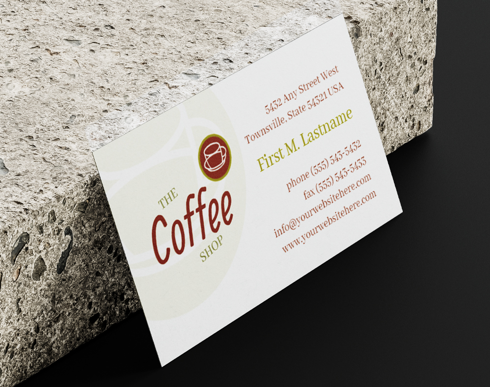 Edge gilded business cards - Design Template