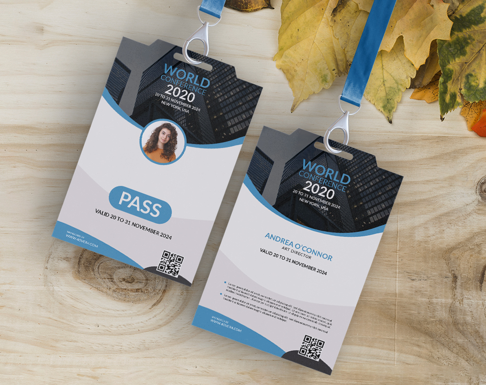 Trade Show event badge