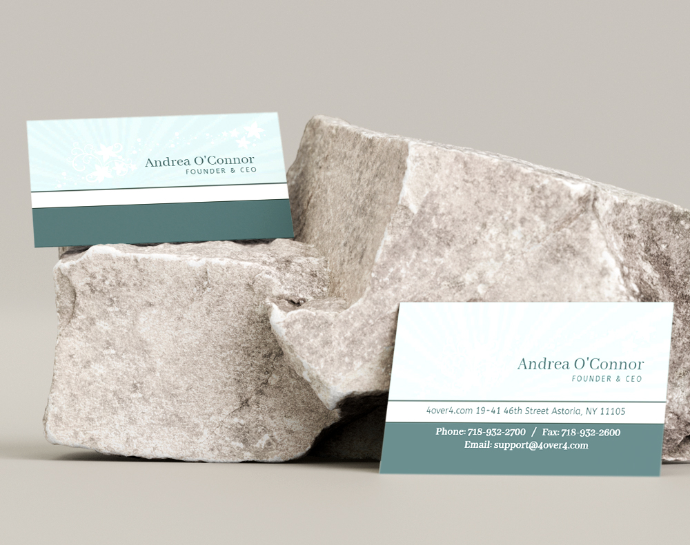 Diamond glitter business cards - Design Template