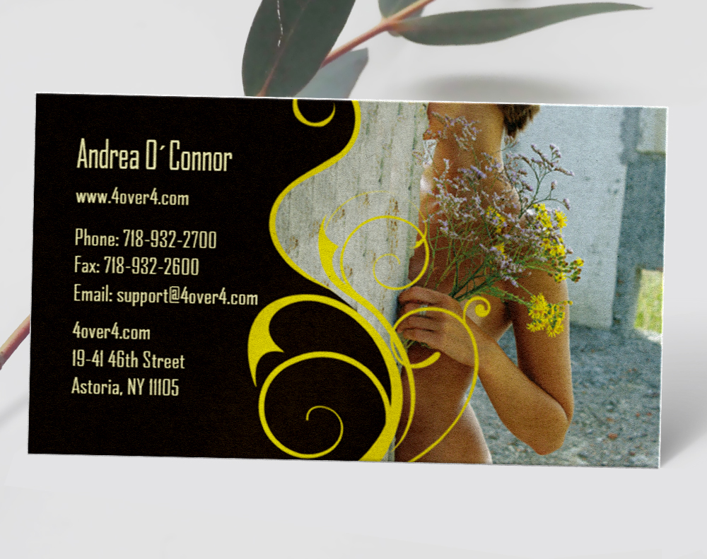 Edge gilded business cards - Design Template