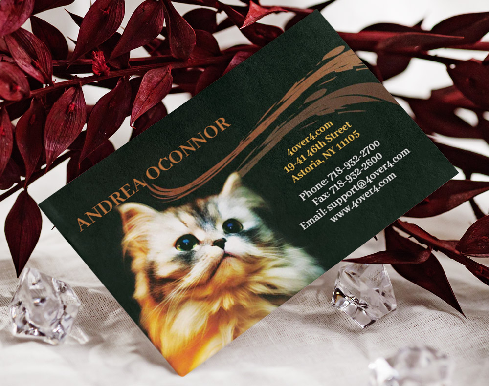 Edge gilded business cards - Design Template