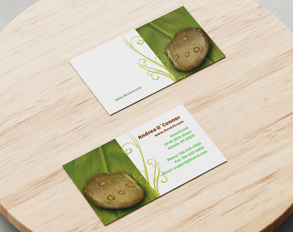 Edge gilded business cards - Design Template