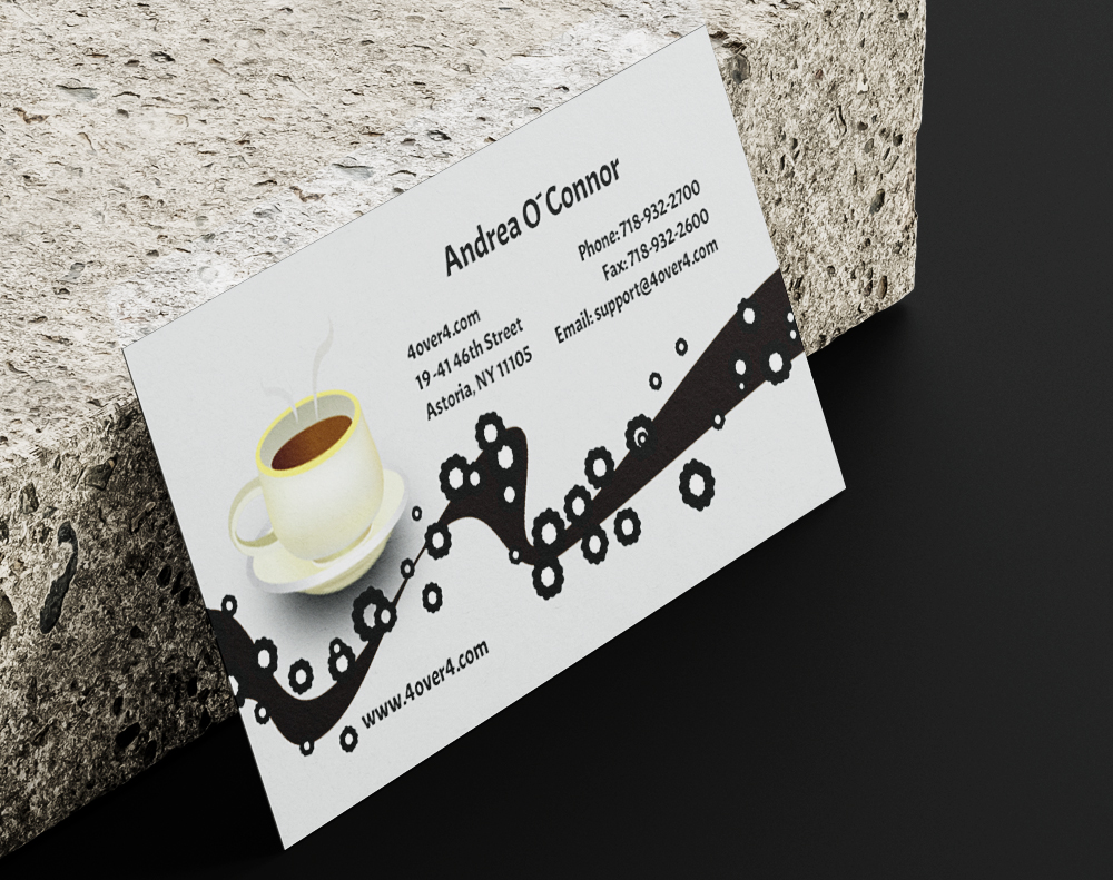 Edge painted business cards - Design Template