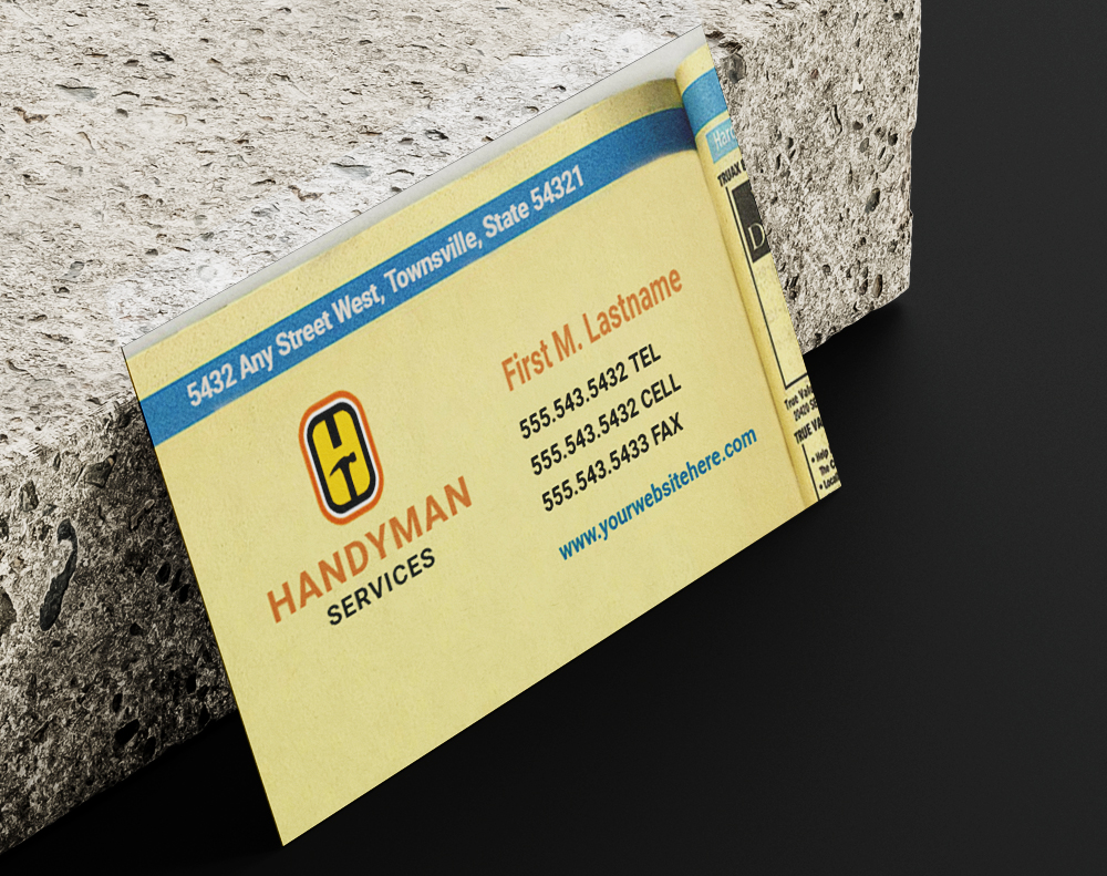 Edge painted business cards - Design Template